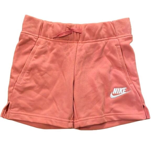 Nike Other - Nike Coral Pull-On Knit Shorts Girls Size Small Athleisure Casual NEW